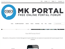 Tablet Screenshot of mkportal.es